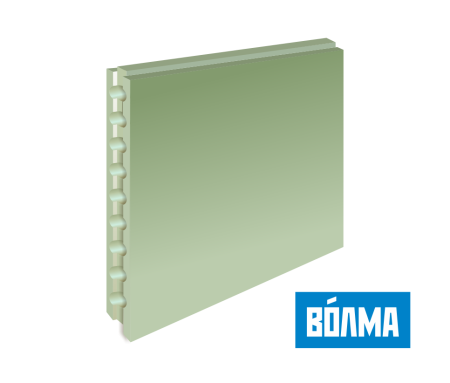 Пазогребневая плита пустотелая ВОЛМА влагостойкая (ПГПВ), 80 мм 